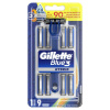 Gillette Blue 3 Hybrid Holiaci strojček s 8 náhradnými hlavicami pre mužov 1 kus