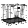 Springos skladacia kovová klietka, kennel 50 x 42 x 34 cm