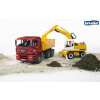 Bruder 2751 MAN TGA nákladní s bagrem Liebherr