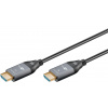Kábel HDMI M/M 20m, Ultra High Speed+Eth, 8K@60Hz, HDMI 2.1, 48G, pozl. konektor, čierny