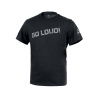 Tričko DIRECT ACTION GO LOUD ČIERNÉ veľ.3XL