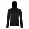 ORTOVOX Dámska mikina FLEECE LIGHT HOODY black raven - čierna Veľkosť: L
