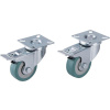 EXTOL PREMIUM Kolieska otočné s brzdou priemer 50 mm max 27 kg 2 ks