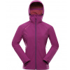 Alpine Pro Hoora Dámska softshell bunda LJCB590 tmavo ružová S