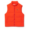 Chlapčené mikiny Lacoste Kids' Lacoste Taffeta Vest Jacket - orange - Oranžový (176 cm)