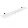 Nimco Bormo Polička, dĺžka 60 cm, matné sklo/chróm BR 11091BX-60-26
