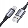 Kábel Ugreen USB - Apple Lightning 1,5 m čierny