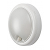 Rabalux Biele fasádne LED svietidlo s pohybovým čidlom Hitura 15W IP54 77029