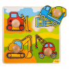 Bigjigs Toys Vkladacie puzzle stavebné stroje Bigjigs Toys Vkladacie puzzle stavebné stroje