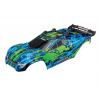 Traxxas Karo Rustler 4X4 VXL zelený + nálepky s držiakom Karo