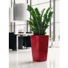 Kvetináč Lechuza Cubico 40/75 cervena komplet set