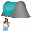 Pláž Nils Camp NC3743 modrá 120 cm x 2,2 m x 95 cm (Samorozkladací kempingový stan NA VÝLET DO HOR K MORI veľký 220x120c)