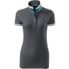 Malfini premium Collar up Dámska polokošeľa 257 svetlý antracit XS