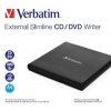 VERBATIM externí mechanika Slimline CD/DVD Writer USB - without NERO 53504