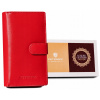 Peňaženka - Peterson Peterson Wallet Prírodná koža červená PTN RD-42-GCL Red-Women's Product (Peterson Veľká dámska ochrana karty Peňaženka)