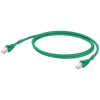Weidmüller 1251590025 RJ45 sieťové káble, prepojovacie káble CAT 6A S/FTP 2.50 m zelená 1 ks; 1251590025