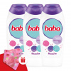 Detská sprcha Kúpeľ Sladká mandľová vôňa - Macaron 3x400ml + Darčekový detský turban Baba