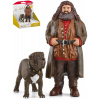 SCHLEICH Harry Potter set figurka poloobr Rubeus Hagrid + pes Tesák plast