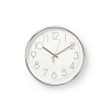 Hodiny analógové NEDIS GOLD METAL CLWA015PC30RE 30 cm