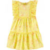 Dievčenské šaty - Midi šaty Oshkosh B'gosh Veľkosť 98 (Šaty vyrobené z kolesa, elegantná mriežka - 146 zelená)