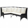 Záhradná lavica, lavička - Vidaxl Garden Corner Sofas, 2 ks, Rattan PE, C (Vidaxl Garden Corner Sofas, 2 ks, Rattan PE, C)