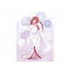 The Quintessential Quintuplets Sběratelský Artwork Nino Nakano Kimono Ver. Ichiban Kuji Prize G - 25,7 x 18,2 cm