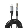 Kábel Cable Aux Jack 3,5 mm to Lightning Hoco 1,5 M Upa33A Black