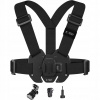 Hrudný postroj GoPro nastaviteľný stabilný čierny