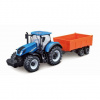 Bburago Farm Traktor New Holland s vlečkou 1:50