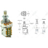 Potenciometer VLP1-B500K Partsland