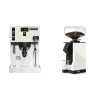 Rancilio Silvia PRO X, white + Eureka Mignon Silenzio 55, BL white