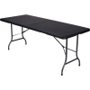 Perel folding table rattan kempingový stolík čierna FP180R Zaťažiteľnosť (hmotnosť) (max.) 100 kg; FP180R
