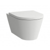 Laufen Kartell - Závesné WC, vario odpad, Rimless, matná biela H8203377570001