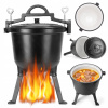 POĽOVNÉ MAČATÁ LIATINOVÝ SMALTOVANÝ HRNIEC STOJÚCI NA CAMPFIRE 10L KAMILLE (POĽOVNÉ MAČATÁ LIATINOVÝ SMALTOVANÝ HRNIEC STOJÚCI NA CAMPFIRE 10L KAMILLE)