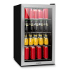 Klarstein Beersafe 4XL, chladnička, 124 l, 0-10°C, sklo, energet. trieda G, nehrdzavejúca oceľ (TK15- Beersafe-4XL)