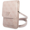 Púzdro Guess PU 4G Triangle Logo Phone Bag ružové