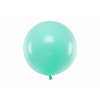 Party Okrúhly veľký balón 60 cm - mätový