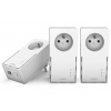 STRONG sada 3 adaptérů Powerline 1000 TRI FR/ 1000 Mbit/s/ 1x LAN/ bílý POWERL1000TRIFR