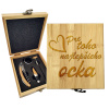 Sablio Darčeková sada na víno Pre toho najlepšieho otecka: 147×168×49 mm