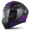 prilba Orbit Multivers CASSIDA čierna matná/fialová/sivá/biela 2025 Veľkosť: 2XL (63 až 64 cm), Veľkost: 2XL (63 až 64 cm)