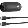 Belkin BOOSTCHARGE™ 30W USB-C Power Delivery PPS nabíječka do auta + 1m USB-C na USB-C kabel, černá CCA004bt1MBK-B6