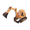 Woodcraft Dřevěné 3D puzzle Rypadlo oranžová