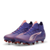 Puma Ultra 5 Match Womens Firm Ground Football Boots Purple/Wht/Org 4 (37)