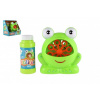 Teddies Bublifuk stroj žaba plast 11x13cm na batérie + náplň