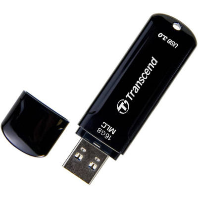 Transcend JetFlash™ 750K USB flash disk 16 GB čierna TS16GJF750K USB 3.2 Gen 1 (USB 3.0); TS16GJF750K