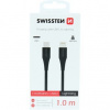 Swissten 71506513 Dátový USB-C - LIGHTNING, 1m, černý