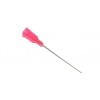 Lepené dávkovacie ihly s nerezovou kanylou 38,1mm červená 25G 1ks