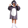 Cozy Noxxiez CH323 Tučniak hrejivá televízna mikinová deka s kapucňou