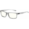 GUNNAR kancelárske/herné dioptrické okuliare VERTEX READER GRAY CRYSTAL * číre sklá * BLF 35 * dioptria +1