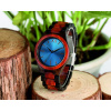 SENTOP YISUYA Drevené náramkové hodinky DH015 MARED modré 2991 DH00015-Sapphire Blue analógové